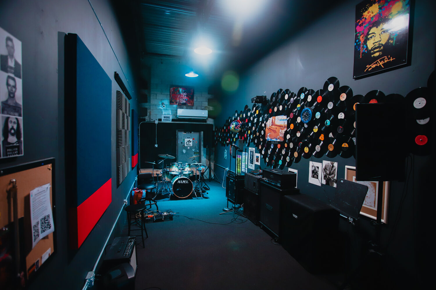 Trackside rehearsal room